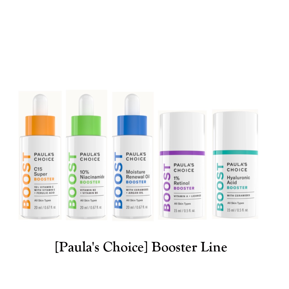 [Paula's Choice] Line / C15 Super ไนอะซินาไมด์บูสเตอร์ 10% / เรตินอลบูสเตอร์ 1% / ฟื้นฟูความชุ่มชื้น / กรดไฮยาลูโรนิก