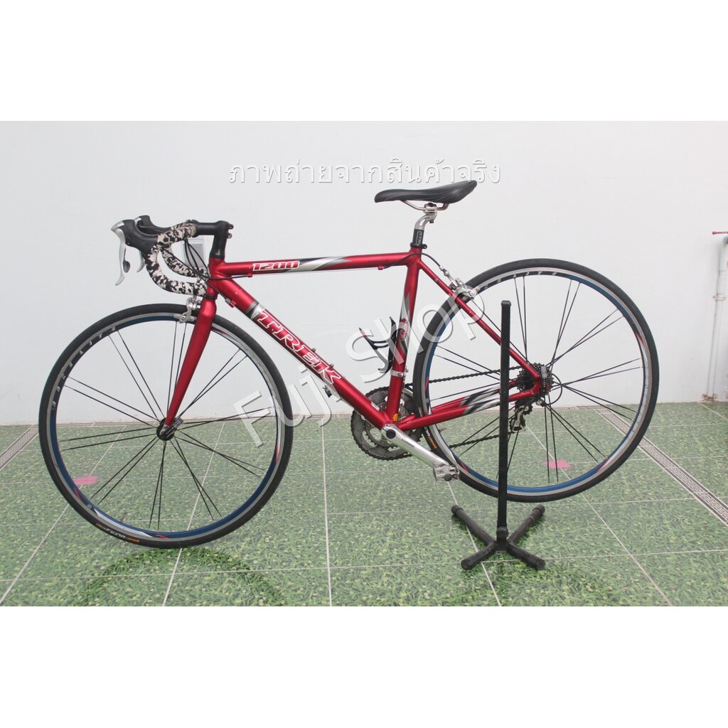 จักรยานเสือหมอบญี่ปุ่น - ล้อ 700c - มีเกียร์ - อลูมิเนียม - TREK 1200 - สีแดง [จักรยานมือสอง]