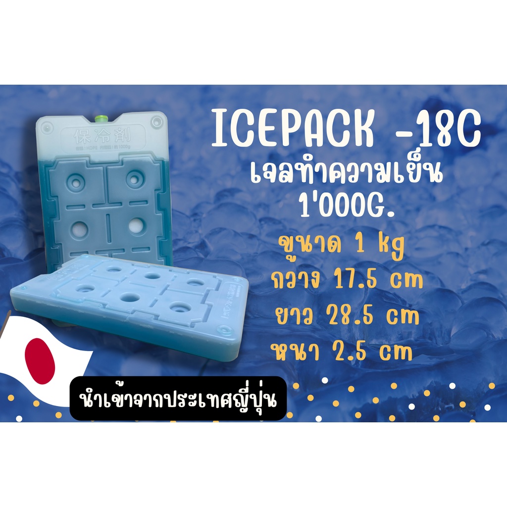 เจลเก็บความเย็น Ice Pack -18c