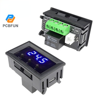 Pcbfun W1209 เครื่องวัดอุณหภูมิดิจิตอล 12 V - 50-110 ° สวิตช์เซนเซอร์ควบคุม C สําหรับตรวจสอบ