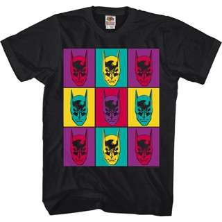 Pop Art Batman T-Shirt เสื้อยืดแฟชั่น เสื้อคนอ้วนผญ เสื้อยื