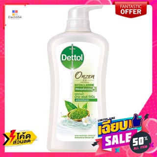 Dettol(เดทตอล)​ เดทตอล ออนเซ็น เจลอาบน้ำ ดีท็อกซ์ซิฟายอิ้ง มัทฉะ แอนด์ จัสมิน 500 ก. Dettol Onsen Shower Gel Detoxifying