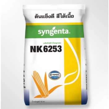 ข้าวโพดเลี้ยงสัตว์ เอ็นเค 6253 (NK6253)ต้นแข็งดี(10กิโล)