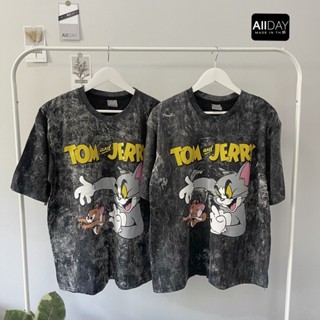 เสื้อวินเทจ สกีนลายTom&amp;Jerry น่ารักๆ ✅ผ้าคอตตอนฟอกแท้100%