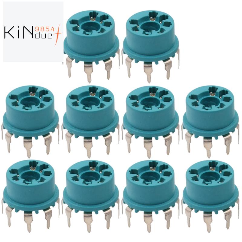 ฐานวาล์วท่อสูญญากาศ พลาสติก 7Pin สีฟ้า สําหรับ B&W 6J1 6Z4 6X4 12AE6 6AT6 6BK6 12AV6 6AQ6 6J5 Hifi A