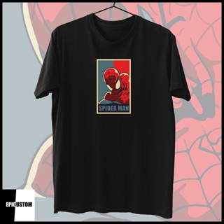 Spiderman Poster Marvel Design Tee 100% Cotton Unisex T-Shirt Black White Grey Maroon Red_04