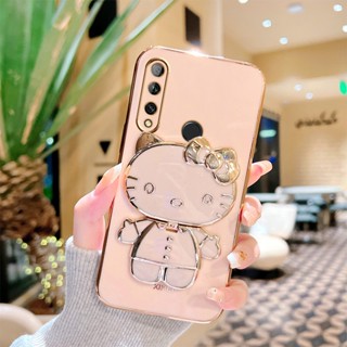 เคสโทรศัพท์มือถือแบบนิ่ม ลายเฮลโลคิตตี้ พร้อมขาตั้ง สําหรับ HUAWEI Y9S Y9 2019 Y9 prime Y7 Pro Y8P Y6P Y7A