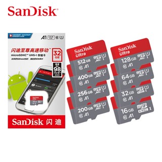 Sandisk การ์ดหน่วยความจํา Micro SD 16gb 32gb 64gb 128gb Uitra C10 Microsd 512 gb Cartao de Memoria TF