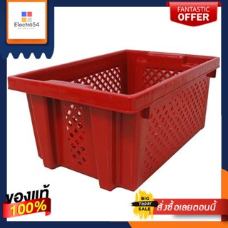 ลังโปร่งทรงสูง KASSA HOME รุ่น VCP-424RD ขนาด 53 x 35 x 23 ซม. สีแดงTall Crate  VCP-424RD Size 53 x 35 x 23 cm. Red