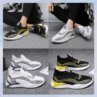 Sukky รองเท้าผ้าใบ 👟 รองเท้าผ้าใบลายสปอร์ตสุดเท่ห์🔥 เพิ่มดีเทลสลับสีเพื่อความปัง🎊 🪐เท่ทุกย่างก้าว นุ่มเบา สบายเท้า☄️
