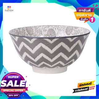 Style ชามเซรามิกสไตล์ญี่ปุ่น Kassa Home รุ่น A131915-15 ขนาด 6 นิ้ว สีเทาjapanese Style Ceramic Bowl  Home A131915-15 Si