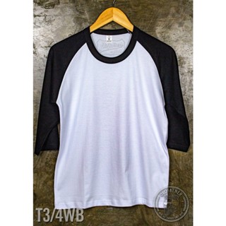 เสื้อแขนสามส่วนวินเทจหลากหลายสี 2 ( รหัสสินค้า T 3/4 )