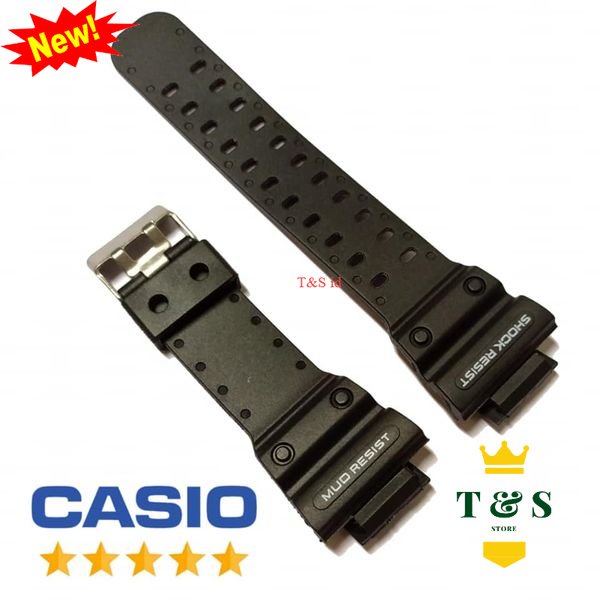 สายนาฬิกาข้อมือ สีดํา สําหรับ Casio G-shock GX-56 GG56 GX 56