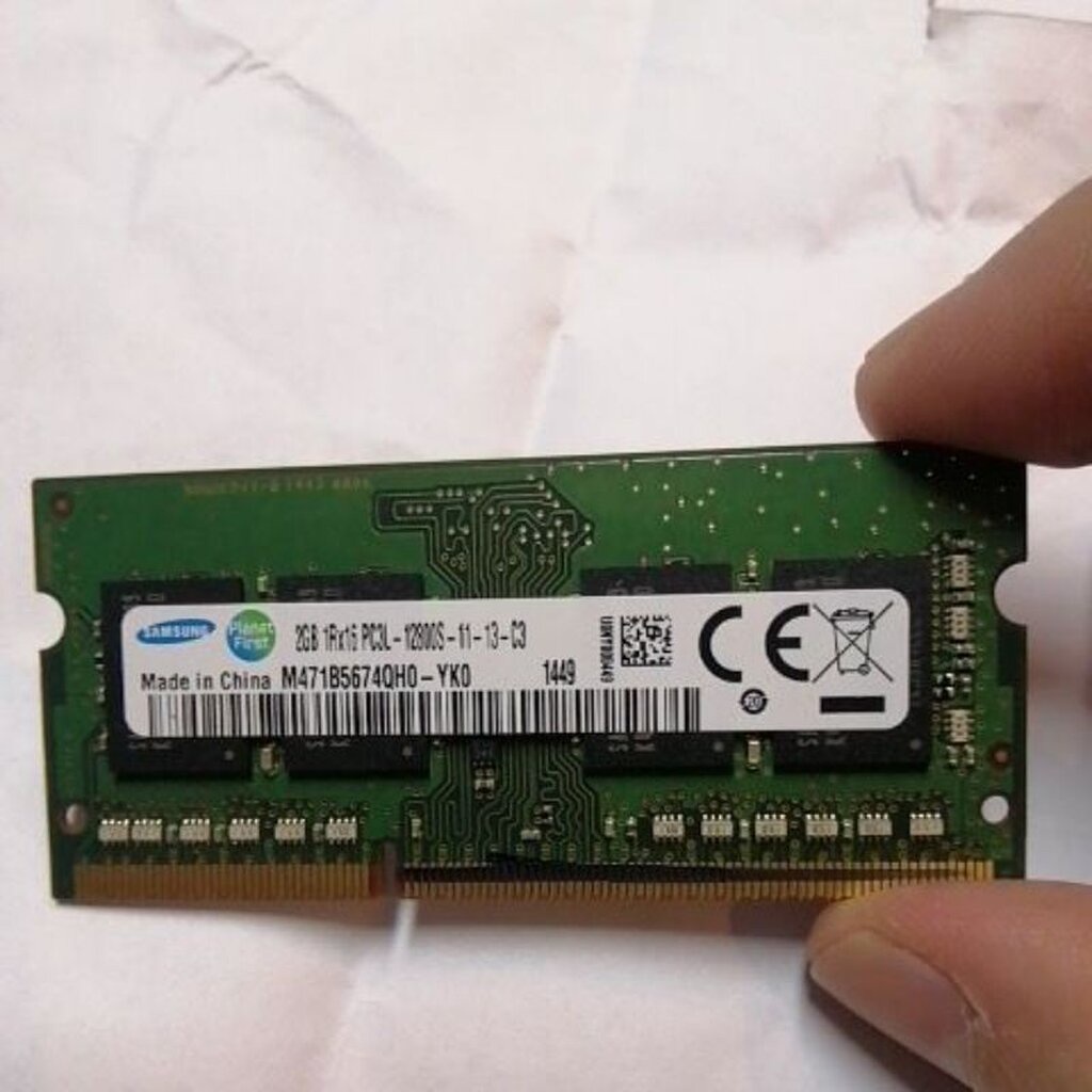 ram ddr3L samsung 2gb 1Rx16 PC3L - 12800S