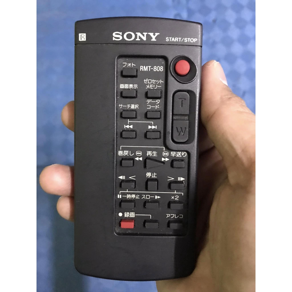 รีโมทsony  RMT-808 ใช้สำหรับกล้องวีดีโอ sony handycam ทุกรุ่นที่ใช้ม้วน  vdo8-hi8-digital8-mini dv