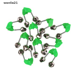 [wenlia21] กระดิ่งหนีบคันเบ็ดตกปลา 10 ชิ้น