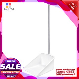 DUSTPAN ที่โกยผงพลาสติก ด้ามยาวJCJ 1901 11 นิ้ว สีขาวDUSTPAN PLASTIC JCJ 1901 11" WHITE