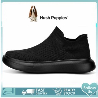 Hush Puppies รองเท้าผ้าใบลําลอง ส้นแบน ขนาดใหญ่ สไตล์เกาหลี สําหรับผู้ชาย เหมาะกับการเล่นกีฬา ไซซ์ 45 46