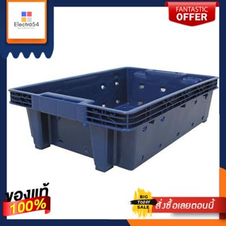 ลังโปร่งทรงเตี้ย KASSA HOME รุ่น VCP-412BL ขนาด 53 x 35 x 14 ซม. สีน้ำเงินLow-shaped crate  VCP-412BL Size 53 x 35 x 14