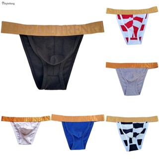 【STYLEF】Men Briefs Male Plus Size Pouch Low Waist L~3XL Stretchy Thongs Trunks【fashion-Clothes】