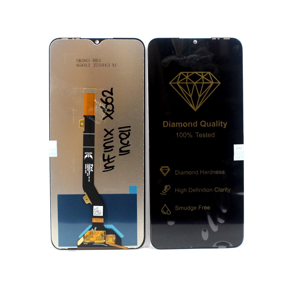LAYAR หน้าจอแสดงผล LCD INFINIX X662 + TS_ สีดํา IN5 HOT 11 KG6P TECNO SPARK 8T KG7 8P KH7N 9 PRO