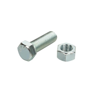 HEX สกรูหัวหกเหลี่ยมเกลียวมิลน็อต DEXZON 12X35 มม. 2 ตัวHEX MACHINE SCREW DEXZON 12X35MM 2EA