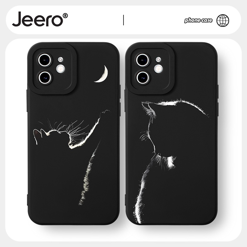 Jeero เคสไอโฟน เคสซิลิโคนนุ่มกันกระแทกน่ารักตลก เคสโทรศัพท์ Compatible for iPhone 16 15 14 13 12 11 Pro Max SE 2020 X XR XS 8 7 6 6S Plus พลัส HFF2344