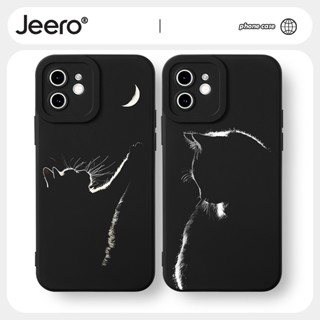 Jeero เคสไอโฟน เคสซิลิโคนนุ่มกันกระแทกน่ารักตลก เคสโทรศัพท์ Compatible for iPhone 14 13 12 11 Pro Max SE 2020 X XR XS 8 7 6 6S Plus พลัส HFF2344