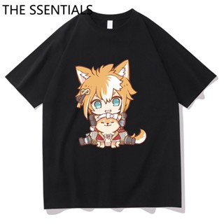 Gorou Genshin Impact T Shirt Men Harajuku Aesthetic Cartoon Graphic Tees Shirts Unisex Cas_03