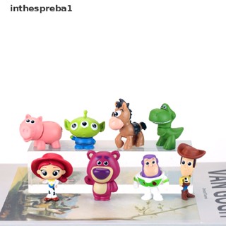 Inthespreba1^^ 8 ชิ้น / เซต ดิสนีย์ ทอยสตอรี่ ฟิกเกอร์ แอกชัน การ์ตูน โมเดล ตุ๊กตา ตกแต่งรถ * ใหม่