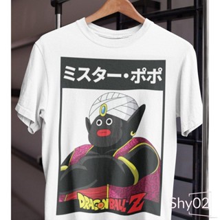  พร้อมส่ง เสื้อยืด Unisex รุ่น มิสเตอร์โปโป้ Mr. Popo T-Shirt ดราก้อนบอลแซด Dragon Ball Z สวยใส่สบายแบรนด์ SHY 100%_04