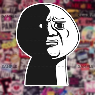 สติ๊กเกอร์มีม 9Gag 003 2 ชิ้น Stickers MeMe สติกเกอร์ตลก