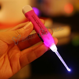 Yuki ไม้แคะหู พร้อมไฟLED ราคาถูก จัดส่งคละสี Luminous Ear Pick