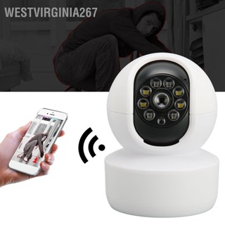 Westvirginia267 กล้องรักษาความปลอดภัยในร่ม 1080P HD WiFi บ้านกล้องไร้สาย Baby Monitor กล้องสัตว์เลี้ยงเสียงสองทาง