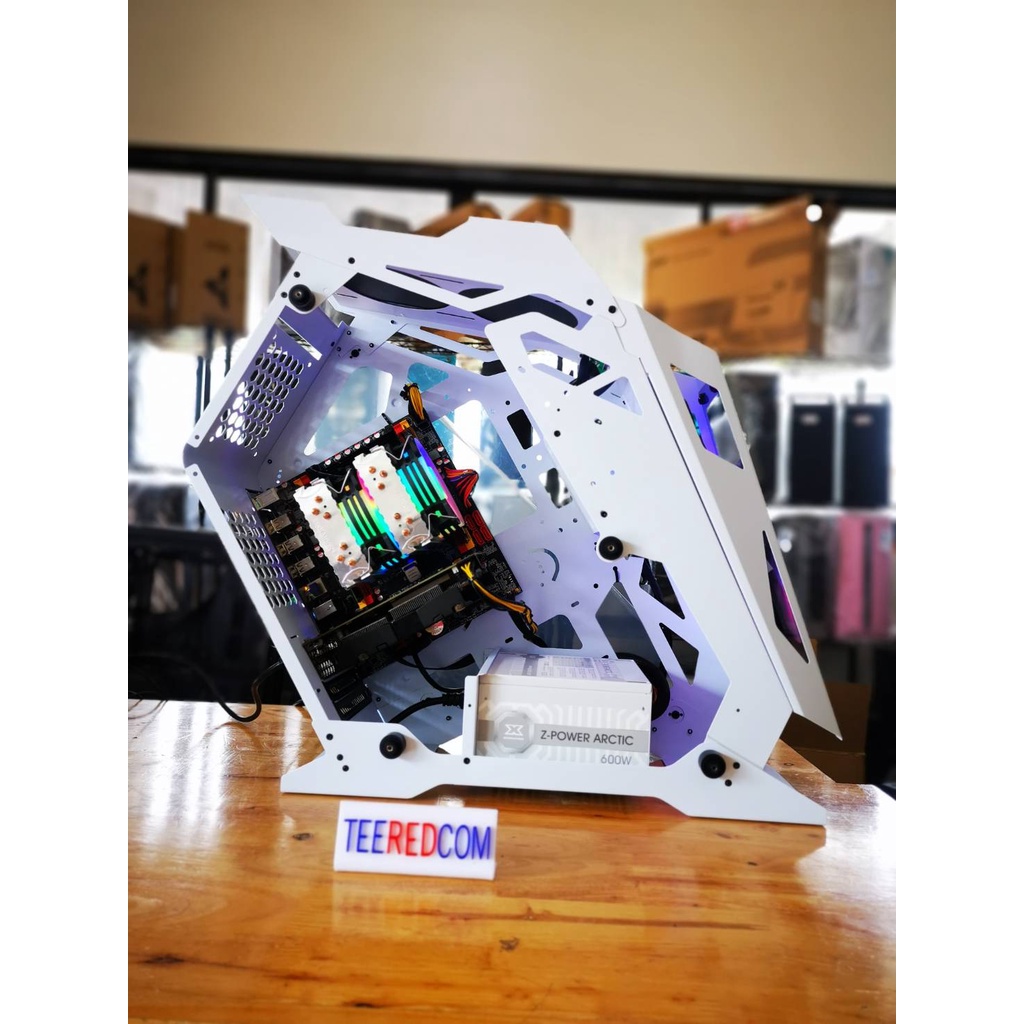 คอมประกอบ เล่นเกมส์ ตัดต่อ ทํางาน ปล่อยบอทCPU intel  XEON E5 2680V2/RAM16GB/GTX1660 SUPER 6GB/ M.2 5