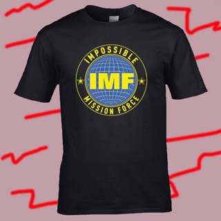 High Discount Top Tee Impossible Mission Force MenS Black Tshirt_07