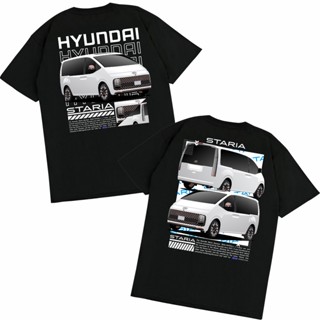 เสื้อยืด พิมพ์ลายรถยนต์ Sakazuki HYUNDAI STARIA STREET WEAR สําหรับผู้ชาย