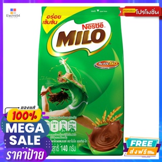 Milo(เนสท์เล่) ไมโล เครื่องดื่มรสช็อกโกแลตมอลต์ แอคทิฟ-บี ขนาด 140 กรัม Milo Chocolate Malt Flavored Beverage Activ-B Si