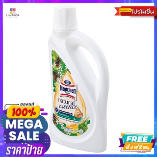 Magiclean มาจิคลีน เนเชอรัล น้ำยาถูพื้น สูตรพีซฟูล สตอรี่ สีเขียว 800 มล. Magiclean Natural Floor Cleaner Peaceful Story