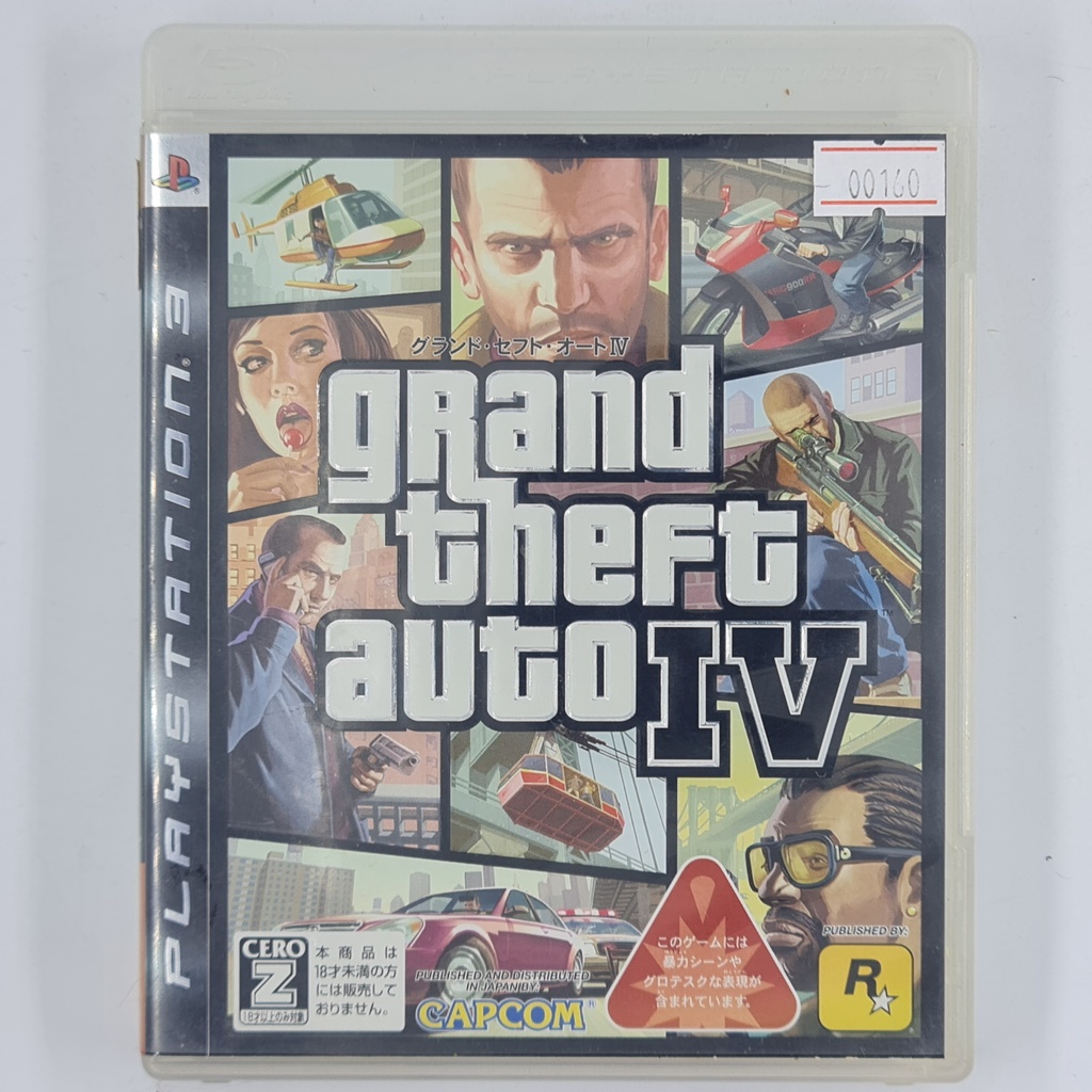 [00160] GTA4 Grand Theft Auto IV (JP)(PS3)(USED) แผ่นเกมแท้ มือสอง !!