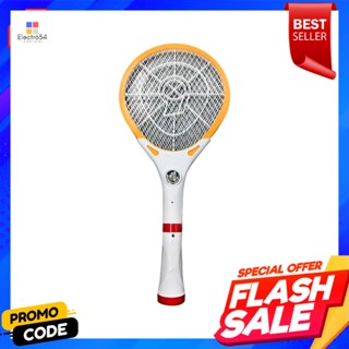 ELECTRIC ไม้ช๊อตยุง TRIPLE G ไฟฉายถอดได้ 10 นิ้วELECTRIC FLY SWATTER WITH DETACHABLE FLASHLIGHT TRIPLE G 10IN