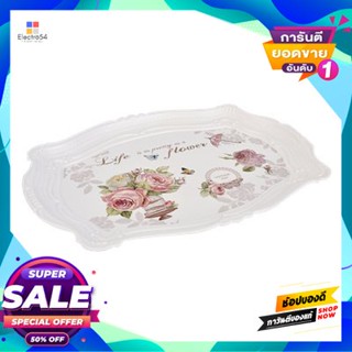 Melamine ถาดเมลามีนทรงเหลี่ยมแบบขอบมน Kassa Home รุ่น Yl016518 ขนาด 13 นิ้ว ลาย Life Sweet Cupcakesquare Melamine Tray,