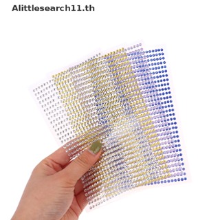 Alittlesearch11 สติกเกอร์คริสตัลเพชรเทียม อะคริลิค มีกาวในตัว สําหรับติดตกแต่งรอยสัก 750 ชิ้น