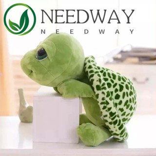 Needway ตุ๊กตาเต่าน่ารัก ผ้ากํามะหยี่ขนนิ่ม สีเขียว สําหรับแม่ และลูก