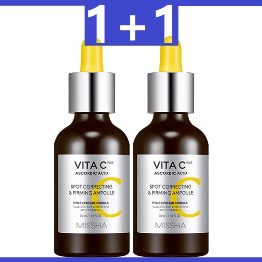 1+1 missha vita c Plus Spot Correcting & Firming Ampoule 40 มล. / missha vita c / missha วิตามินซี