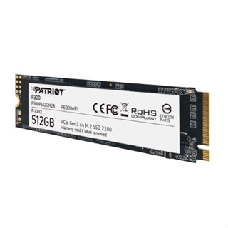 PATRIOT - P300P512GM28_PATRIOT P300 M.2 SSD 512GB InterfacePCIe Gen3 x4 Sequential read of up to 1,700 MB/s