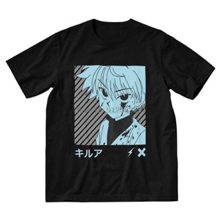 Hunter X Hunter T Shirt Mens 100% Cotton Printed T-shirt Streetwear Tshirt Short Sleeve Hxh Killua Zoldyck Manga An_02