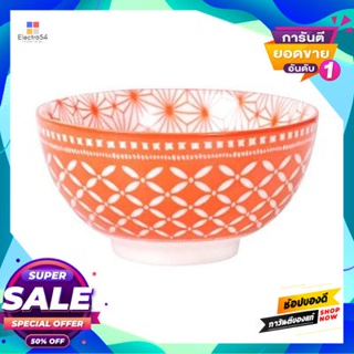 Style ชามเซรามิกสไตล์ญี่ปุ่น Kassa Home รุ่น A131607-17 ขนาด 4.25 นิ้ว สีส้มjapanese Style Ceramic Bowl  Home A131607-17