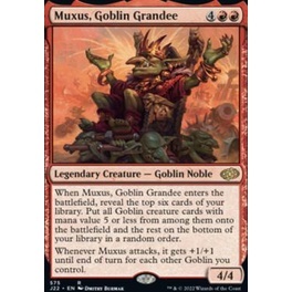 Muxus, Goblin Grandee การ์ด Magic The Gathering ของแท้จากชุด Jumpstart 2022