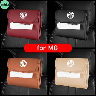 Kth0868 (ใหม่) กล่องทิชชู่ในรถยนต์ แบบแขวน ตกแต่งภายในรถยนต์ สําหรับ mg logo zs hs gs mg 5 mg 6 mg 7